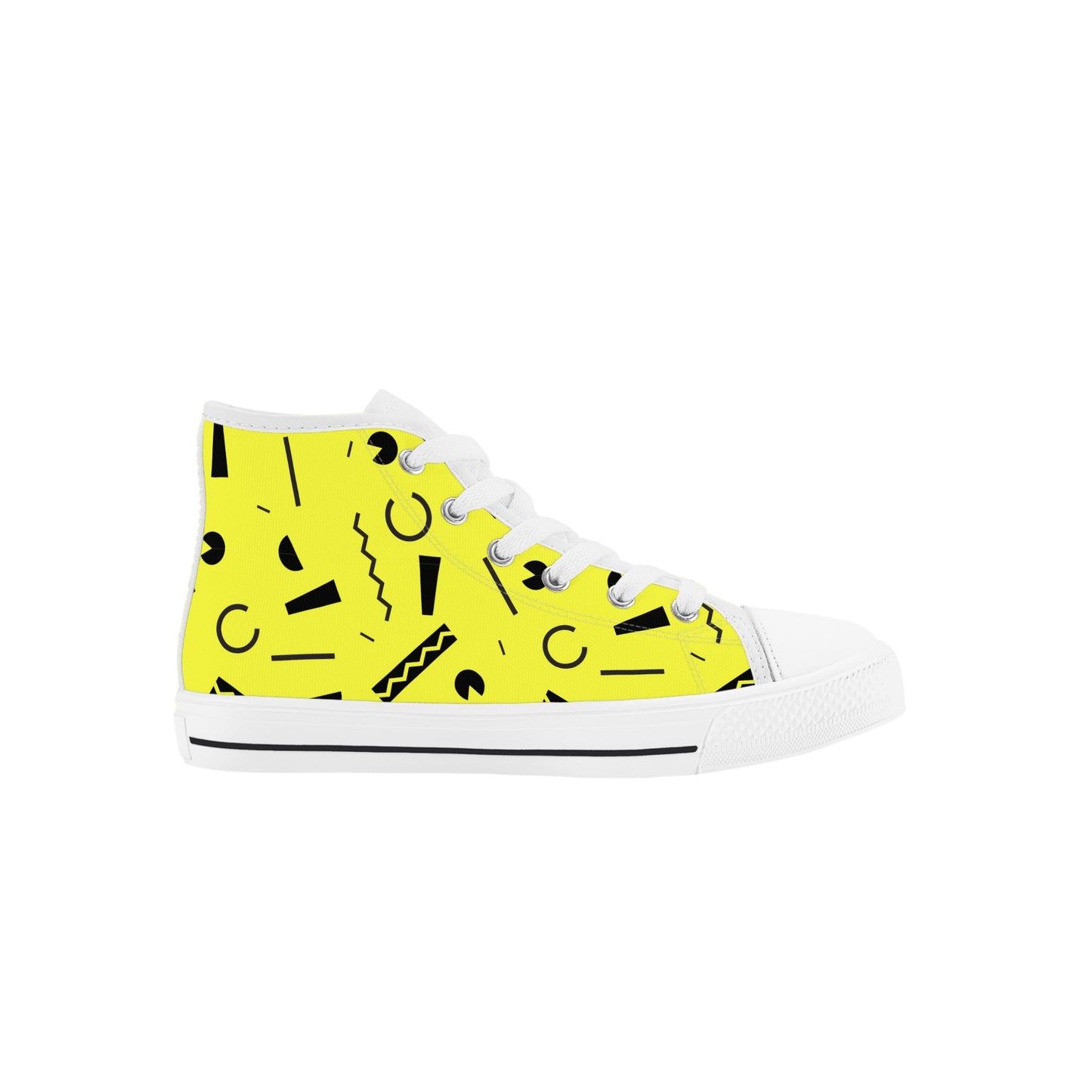 90s Pac Kids High Top Canvas Shoes