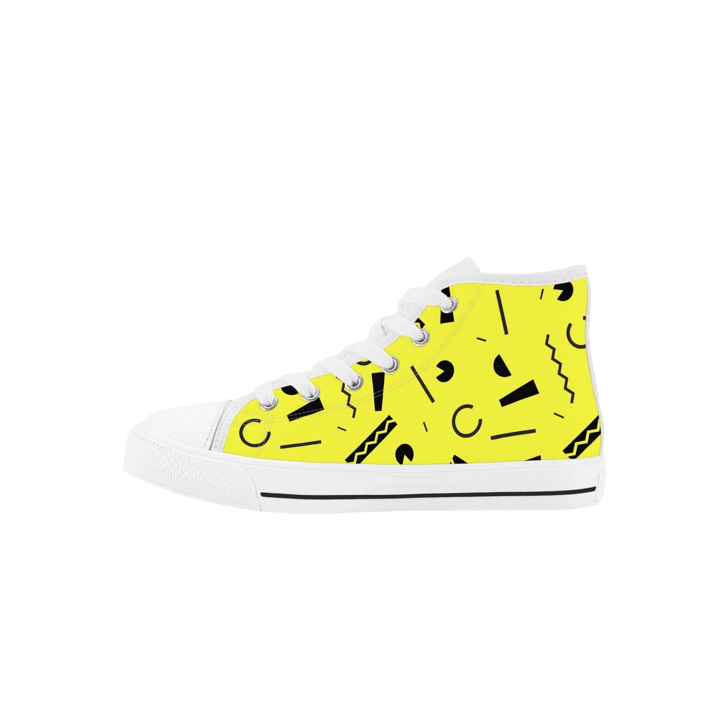 90s Pac Kids High Top Canvas Shoes