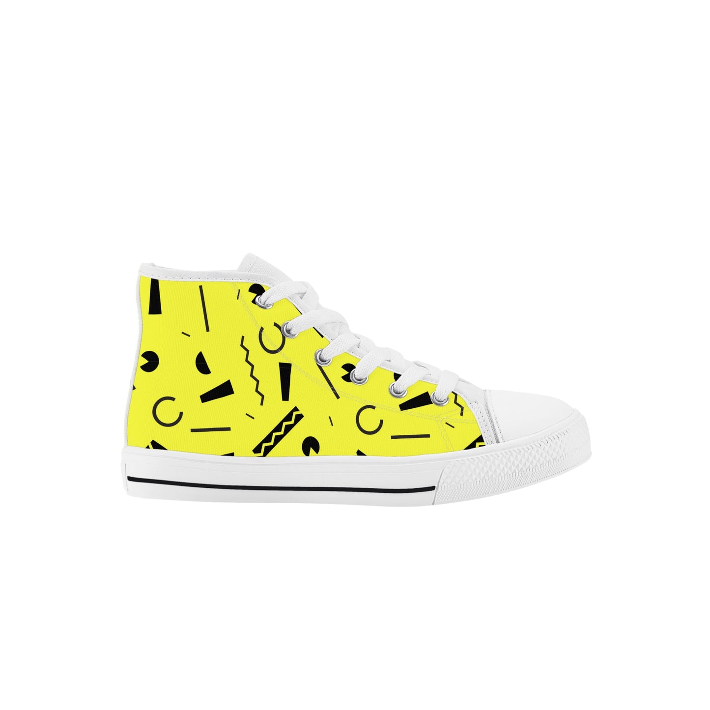 90s Pac Kids High Top Canvas Shoes