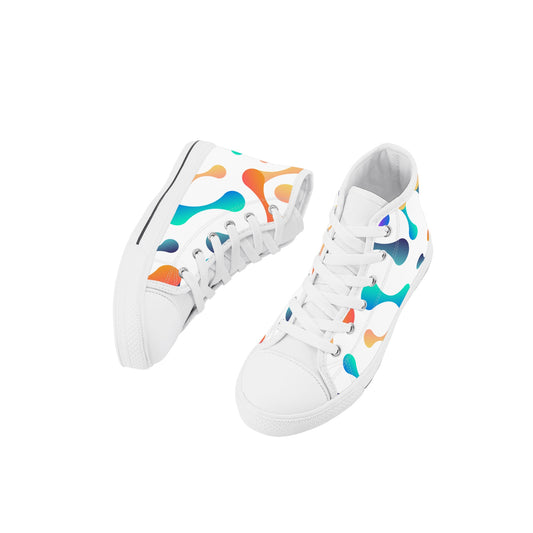 Frank Kids High Top Canvas Shoes