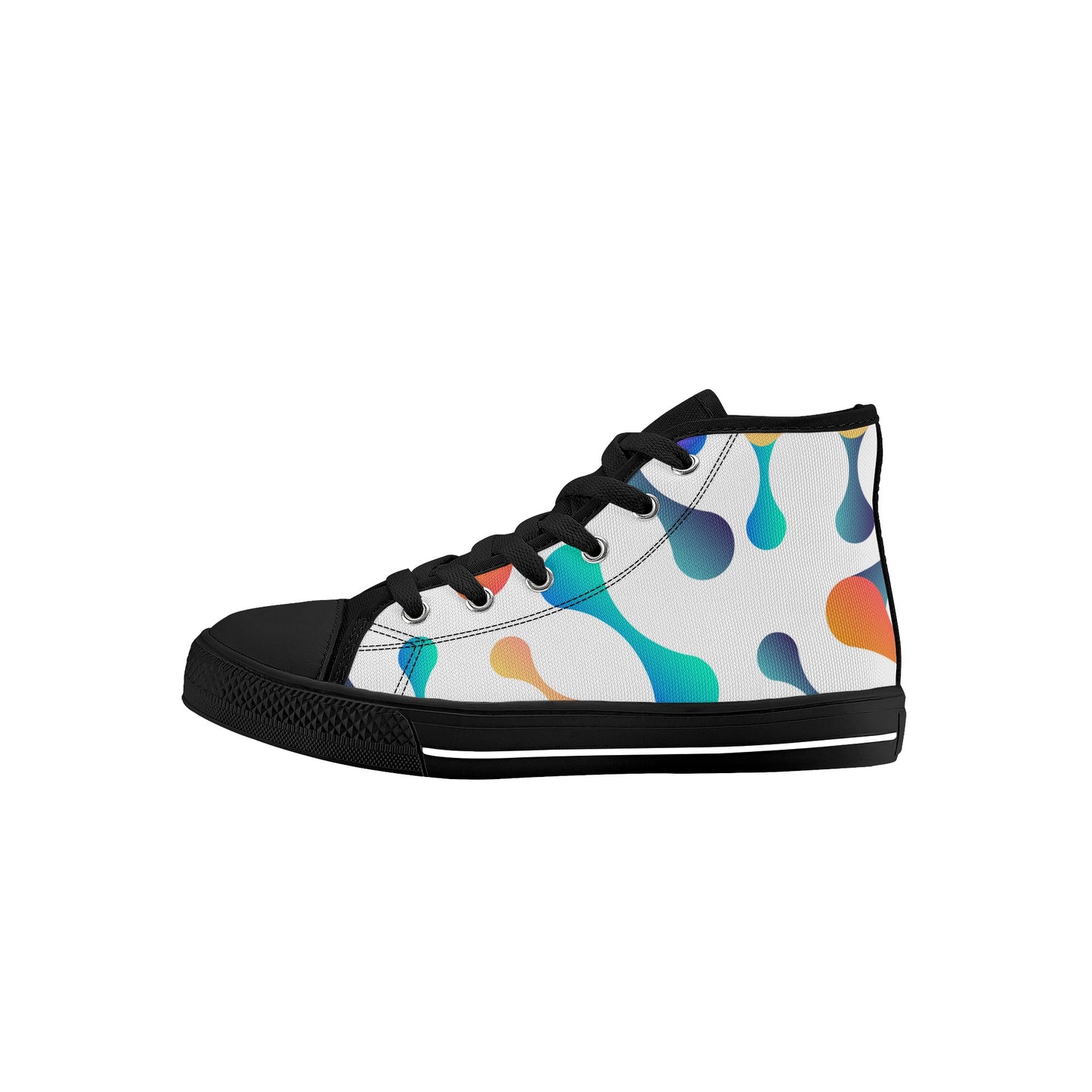 Frank Kids High Top Canvas Shoes