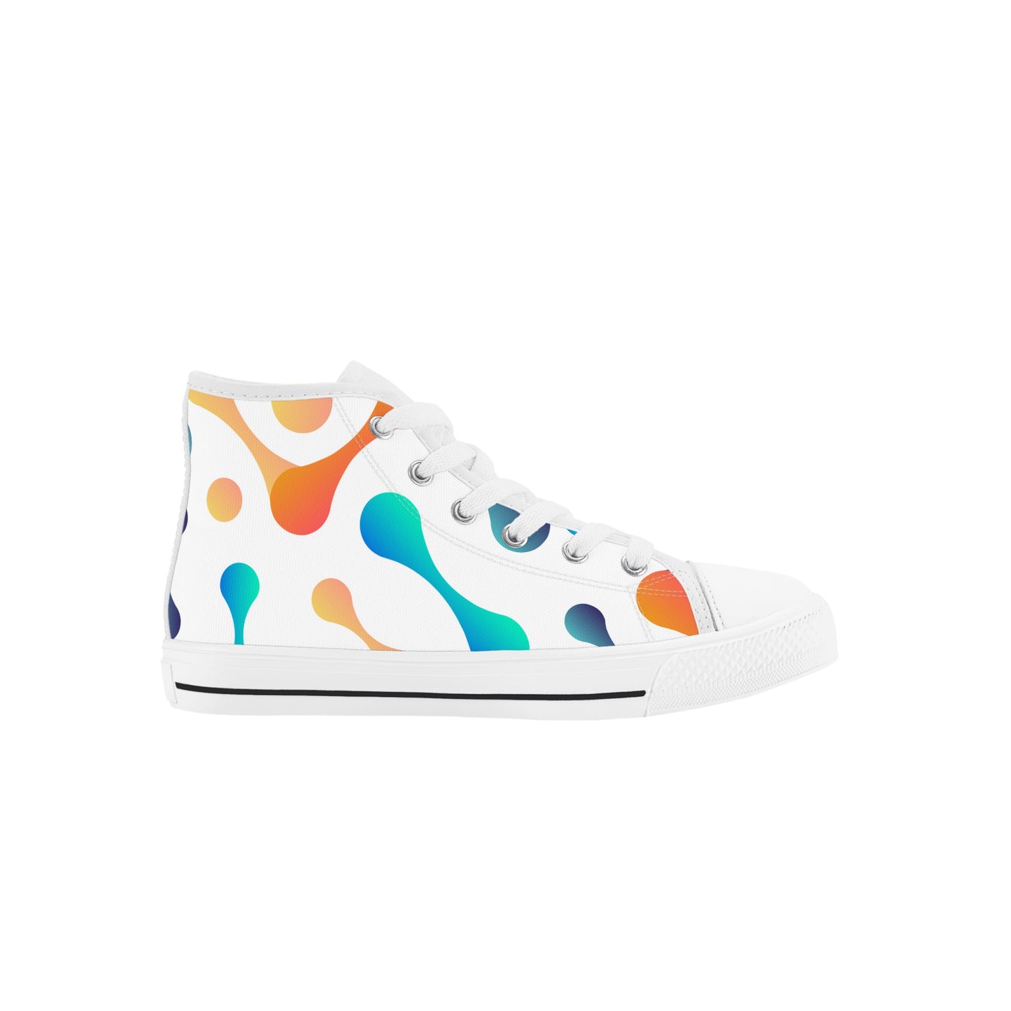 Frank Kids High Top Canvas Shoes