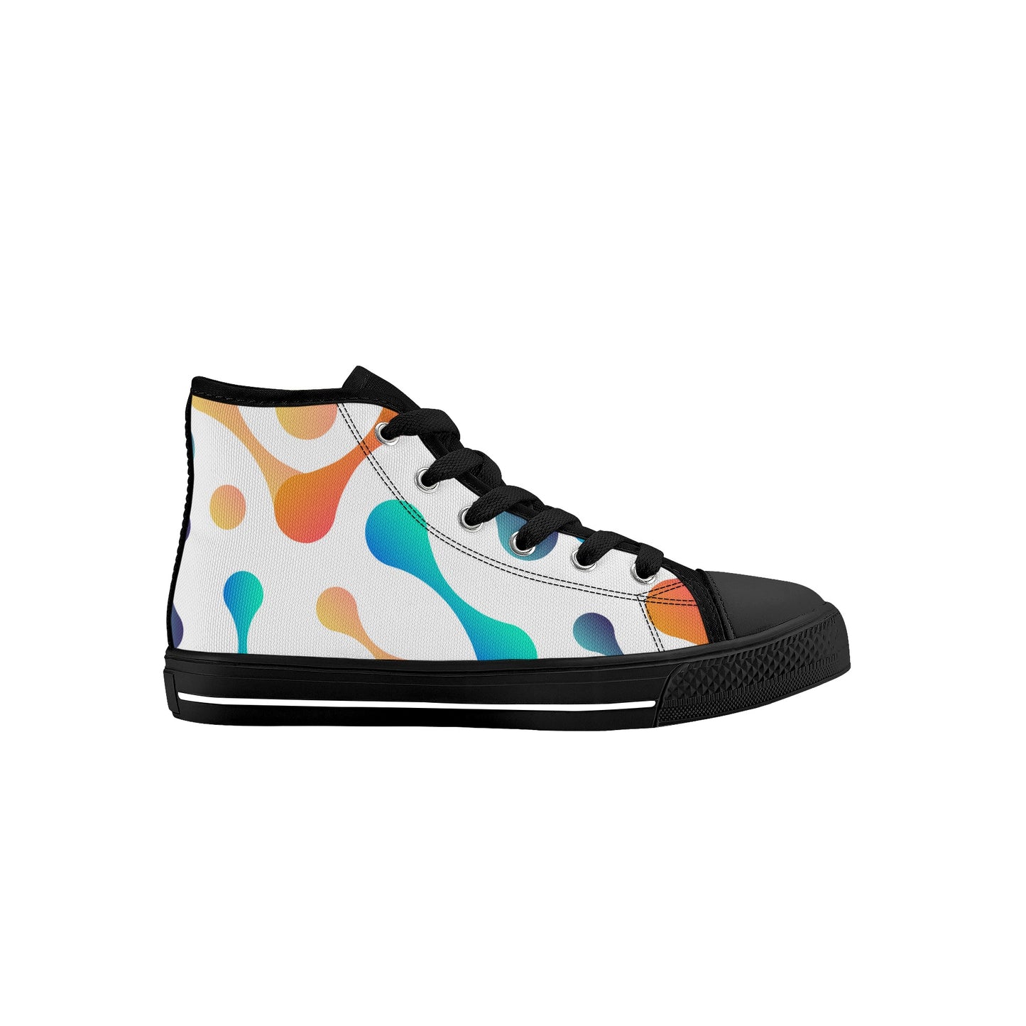 Frank Kids High Top Canvas Shoes