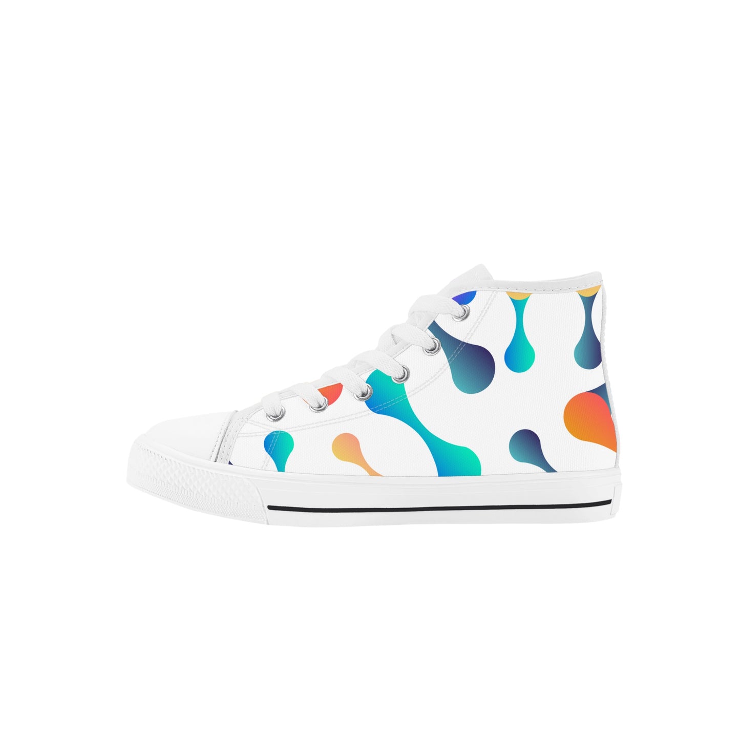 Frank Kids High Top Canvas Shoes