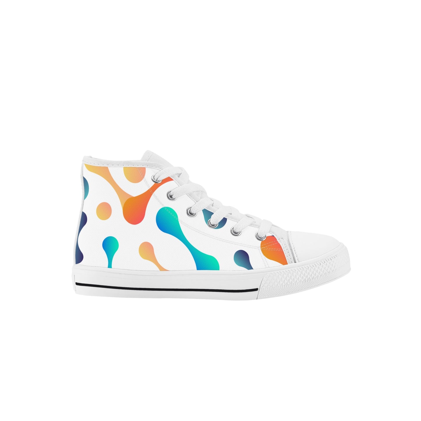 Frank Kids High Top Canvas Shoes