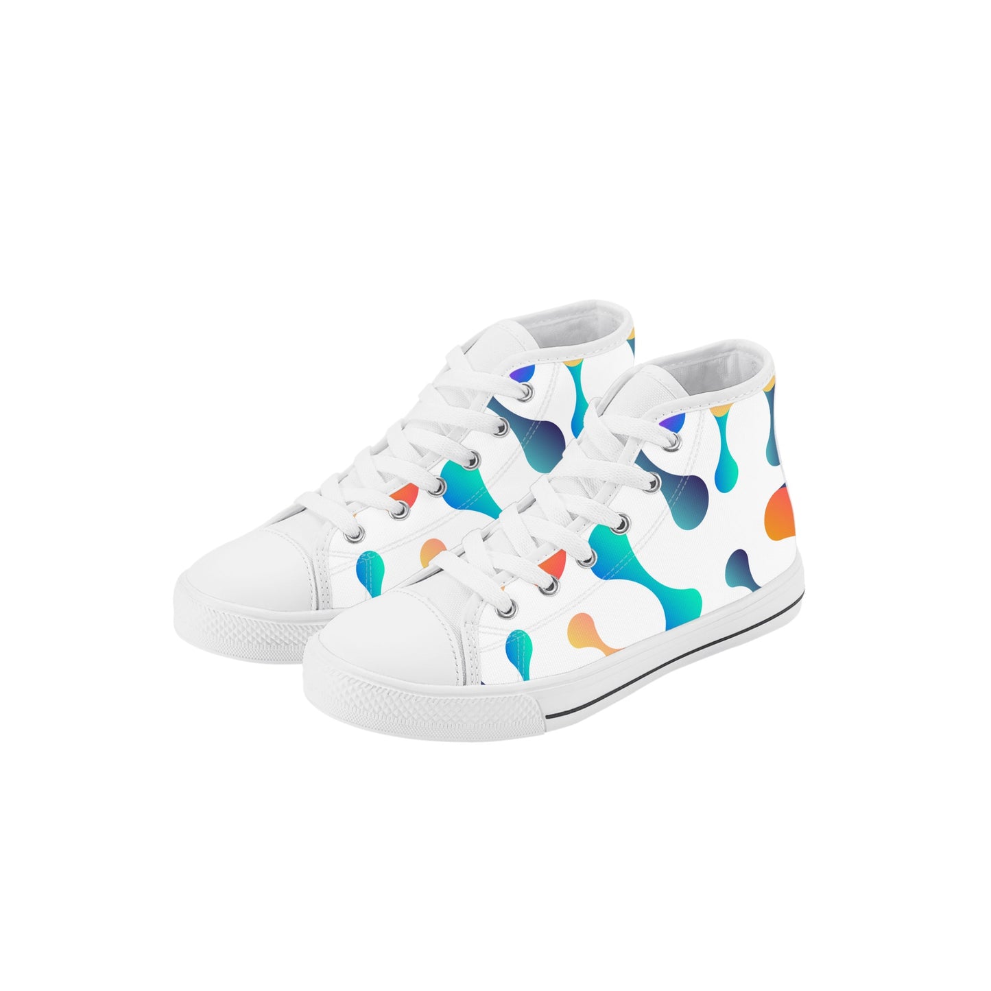 Frank Kids High Top Canvas Shoes