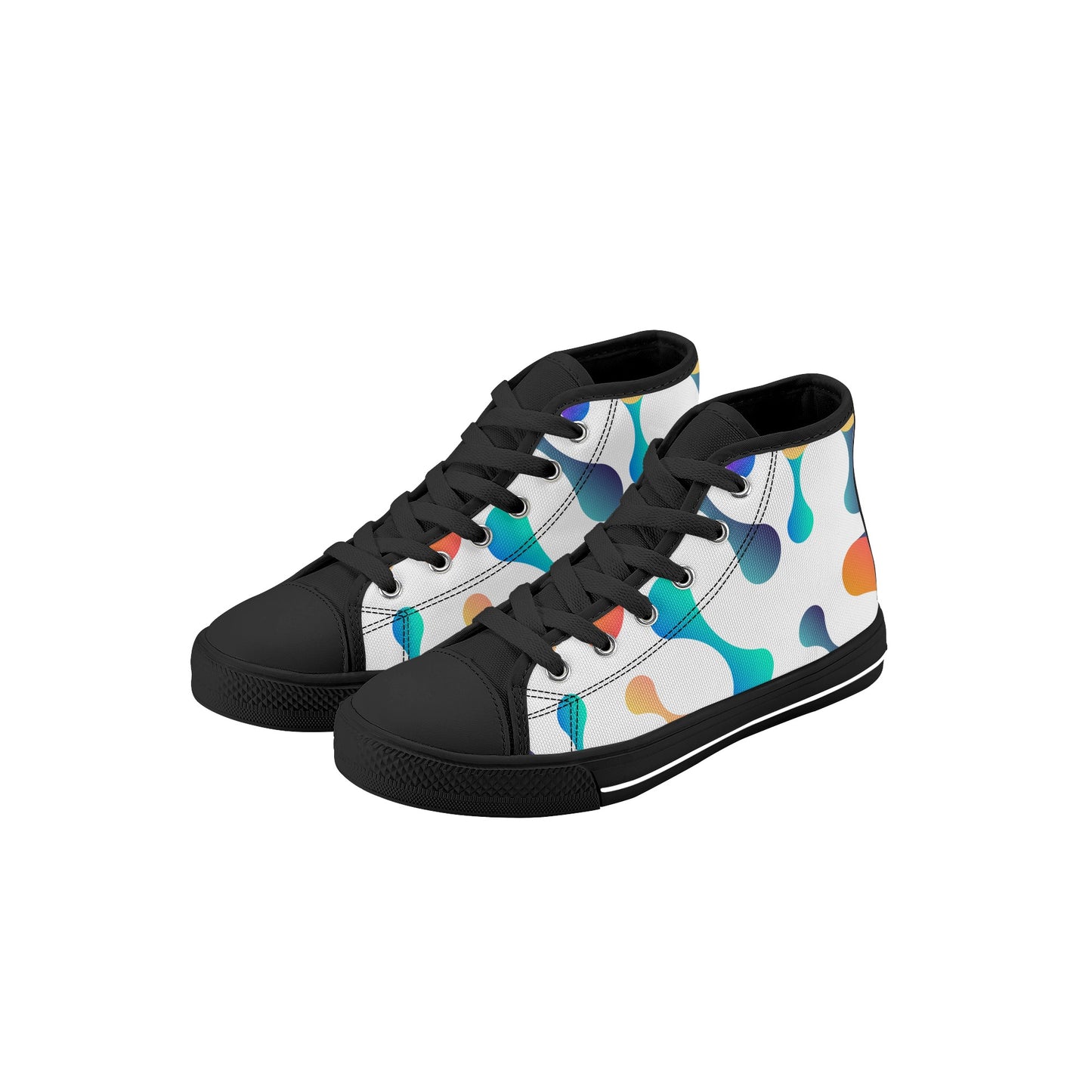 Frank Kids High Top Canvas Shoes