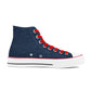 Denim Womens Classic High Top Canvas Shoes