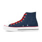 Denim Womens Classic High Top Canvas Shoes