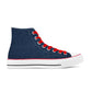 Denim Womens Classic High Top Canvas Shoes