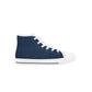 Denim Kids High Top Canvas Shoes