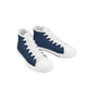 Denim Kids High Top Canvas Shoes