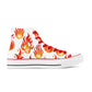 Thats Lit Mens Classic High Top Canvas Shoes