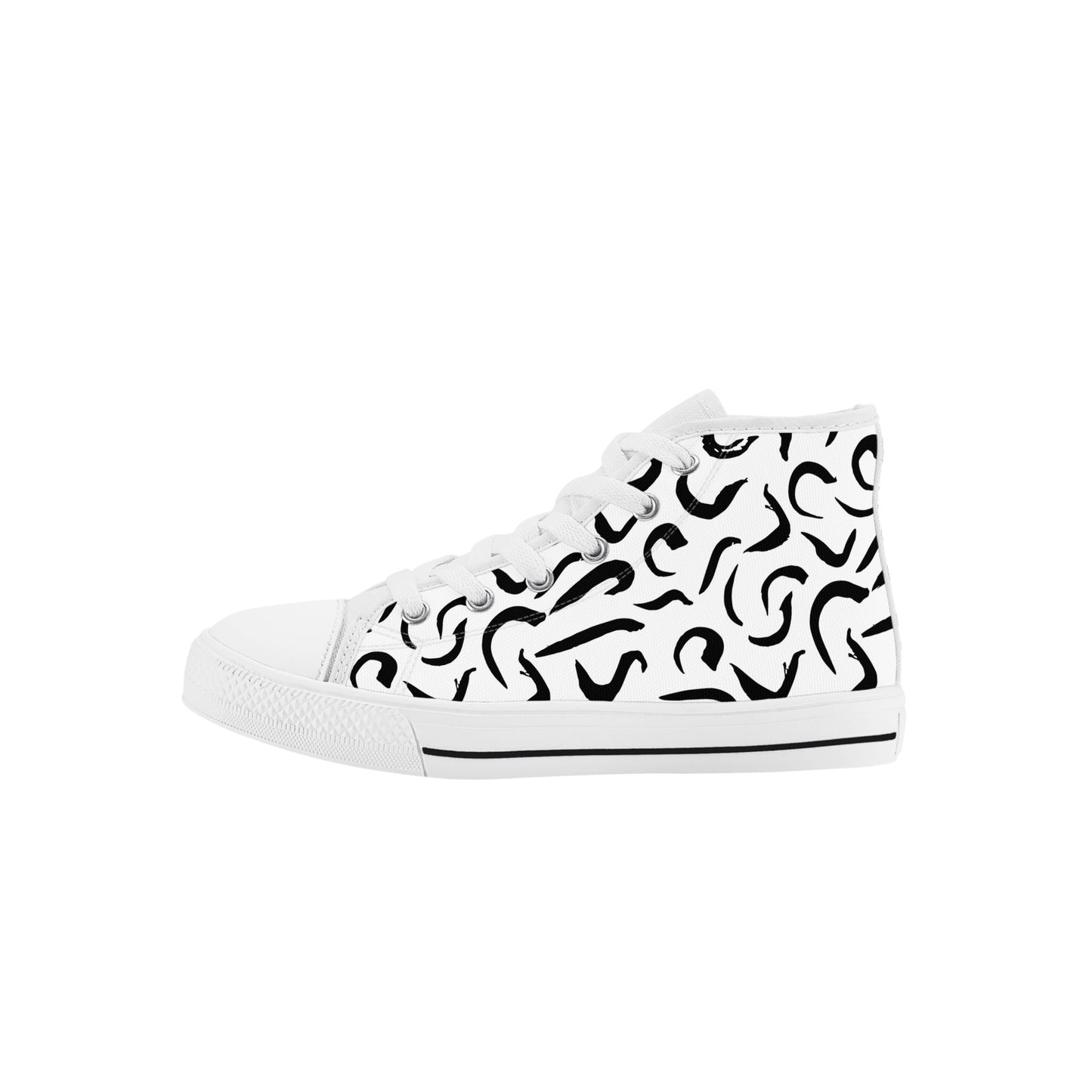 Kelly Kids High Top Canvas Shoes