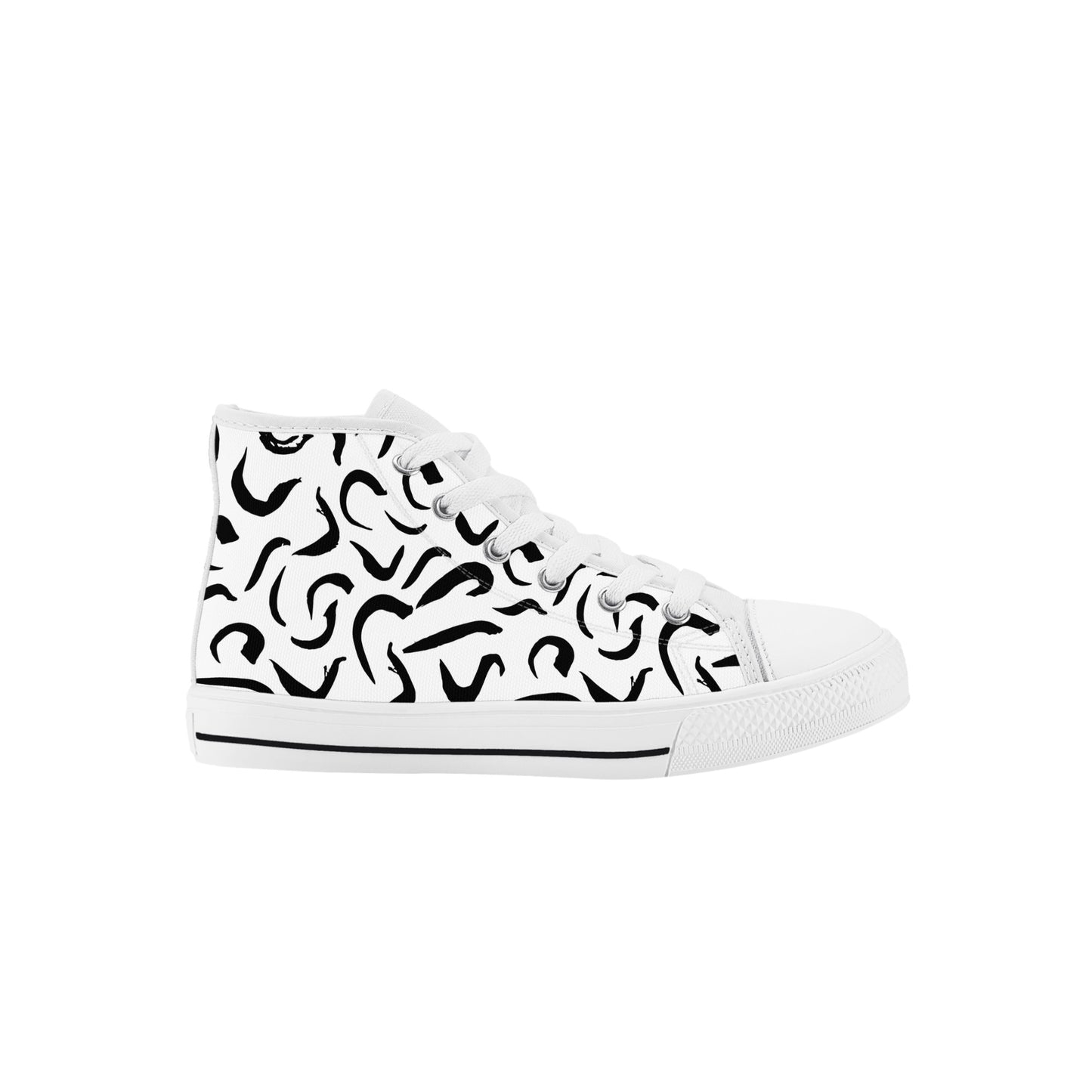 Kelly Kids High Top Canvas Shoes