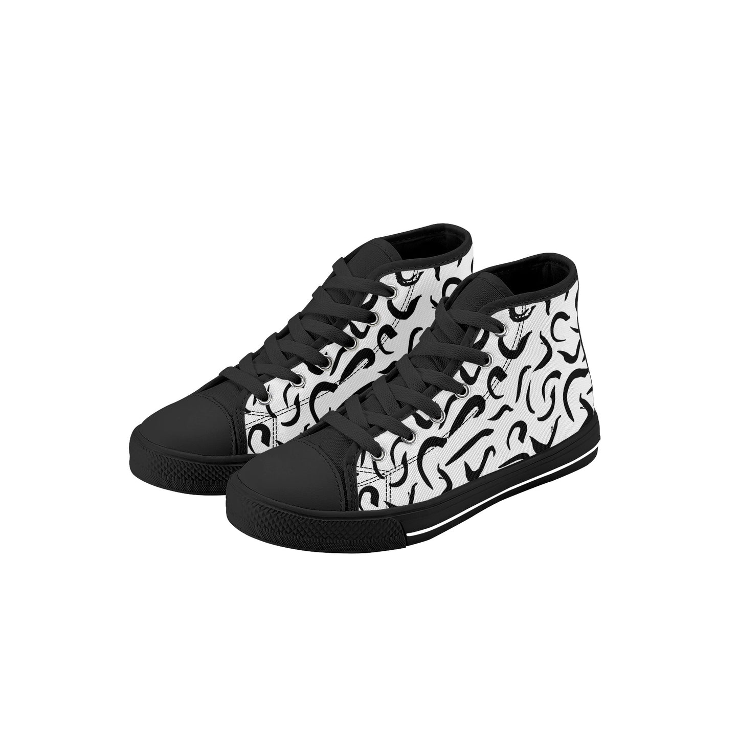 Kelly Kids High Top Canvas Shoes