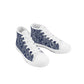 Blue Woody Kids High Top Canvas Shoes