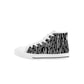 Black Rain Kids High Top Canvas Shoes