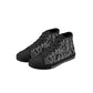 Black Rain Kids High Top Canvas Shoes