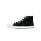 Space Face Kids High Top Canvas Shoes