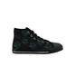 Space Face Kids High Top Canvas Shoes