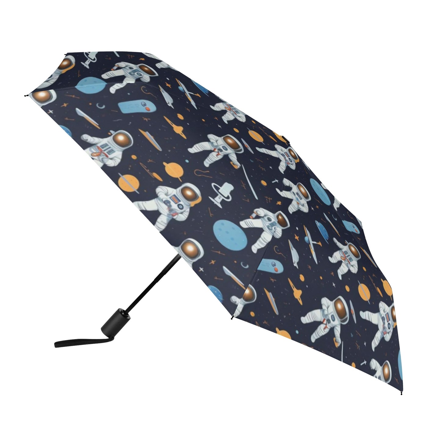 Astronaut Lightweight Auto Open & Close Umbrella Printing Outside