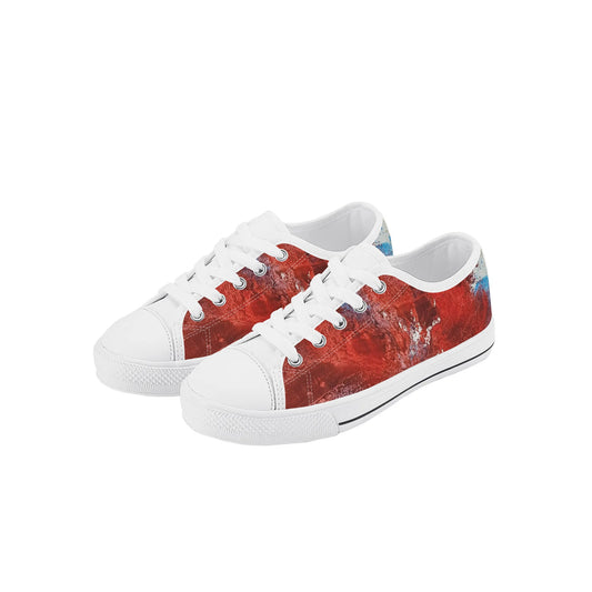 Red Rover Kids Rubber Low Top Canvas Shoes