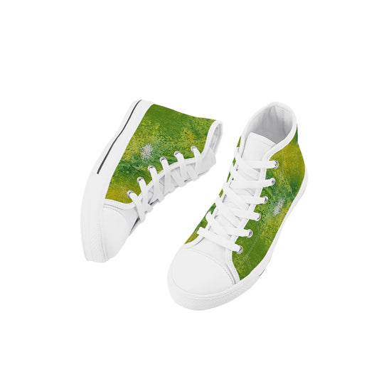 Jade Kids Rubber High Top Canvas Shoes