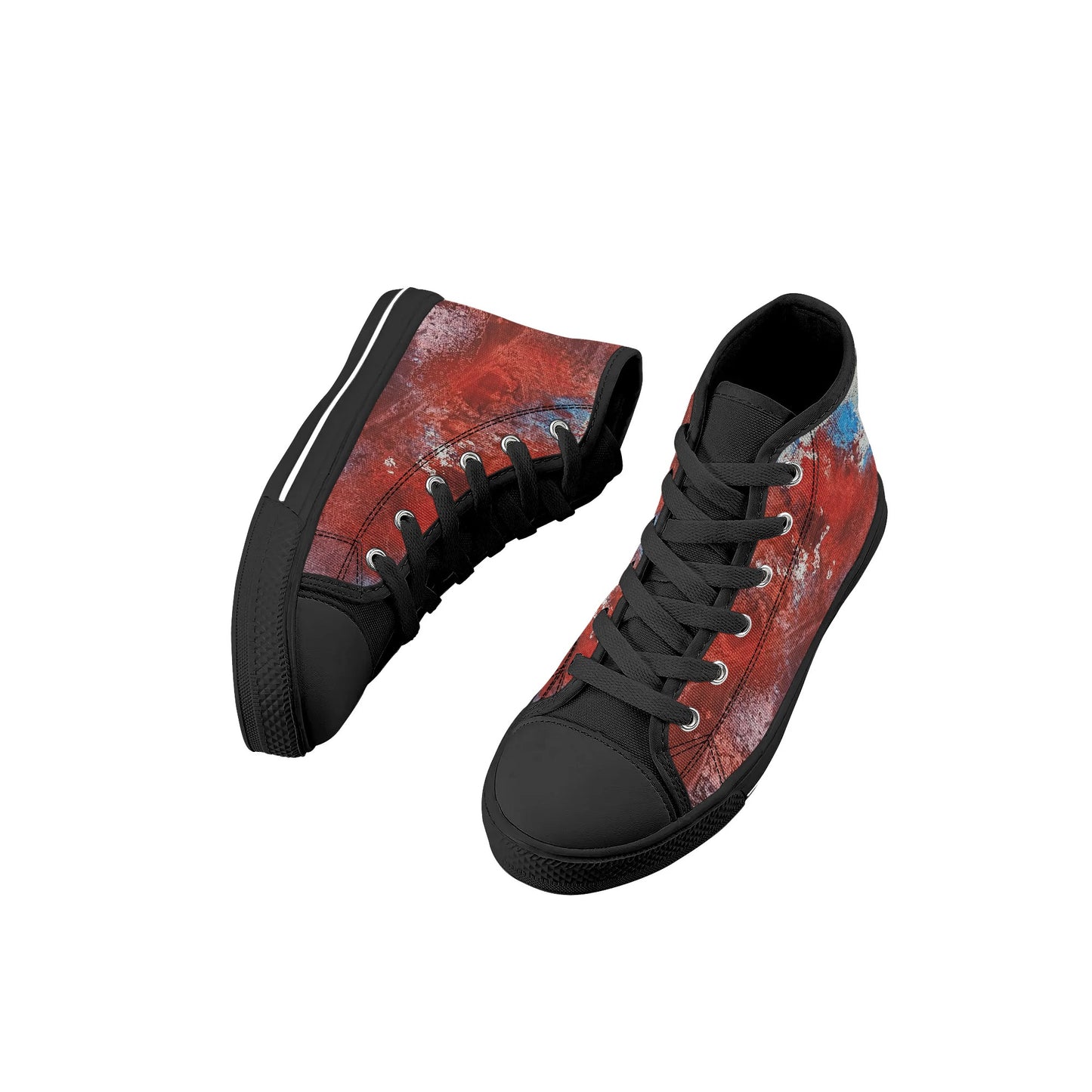 Red Rover Kids Rubber High Top Canvas Shoes