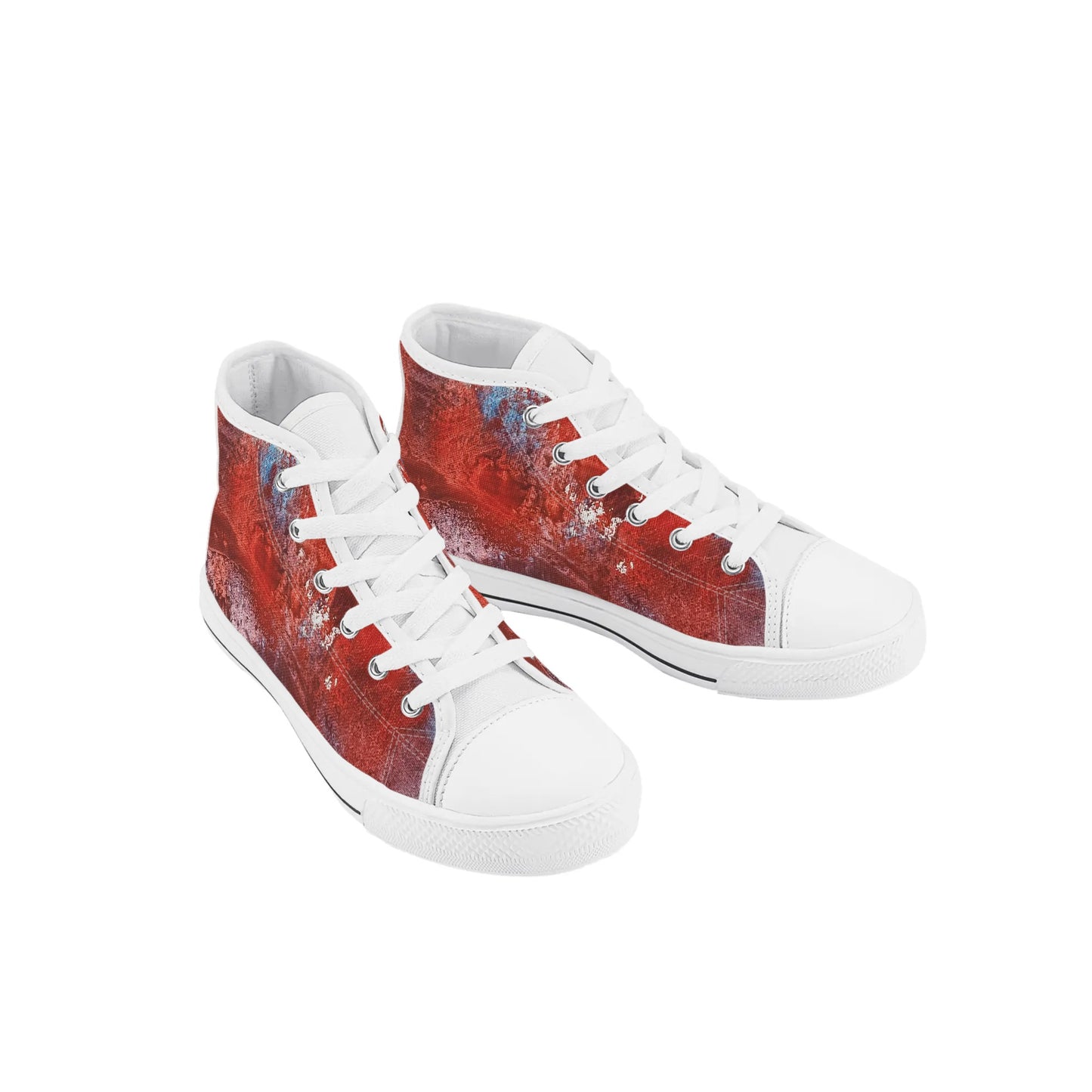 Red Rover Kids Rubber High Top Canvas Shoes