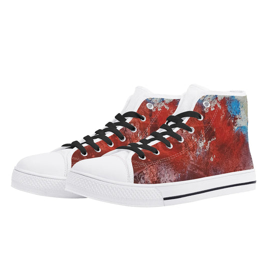 Red Rover Mens Rubber High Top Canvas Shoes