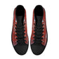 Red Rover Mens Rubber High Top Canvas Shoes