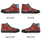 Red Rover Mens Rubber High Top Canvas Shoes