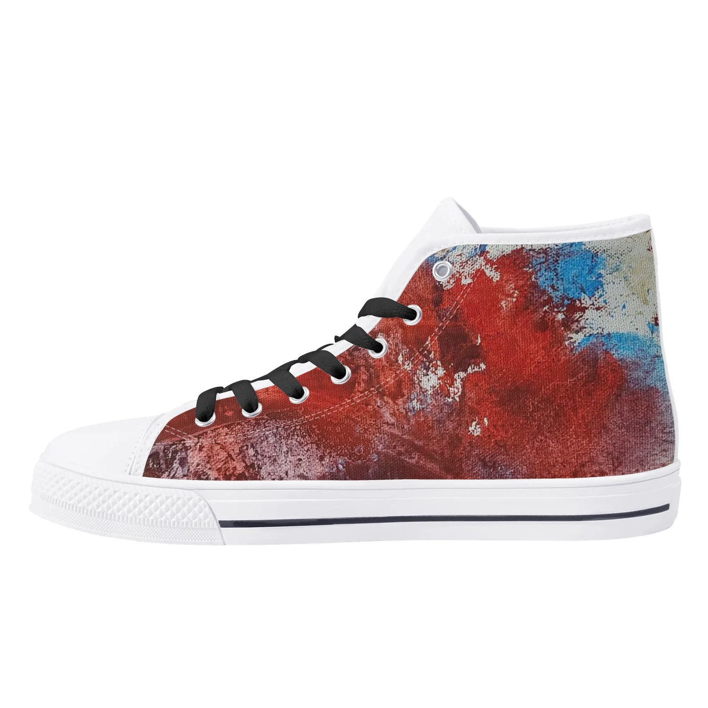 Red Rover Mens Rubber High Top Canvas Shoes