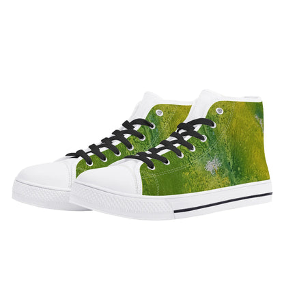 Jade Mens Rubber High Top Canvas Shoes