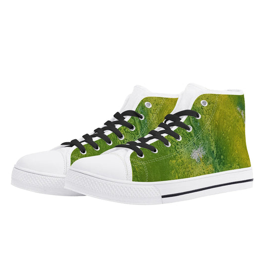 Jade Mens Rubber High Top Canvas Shoes