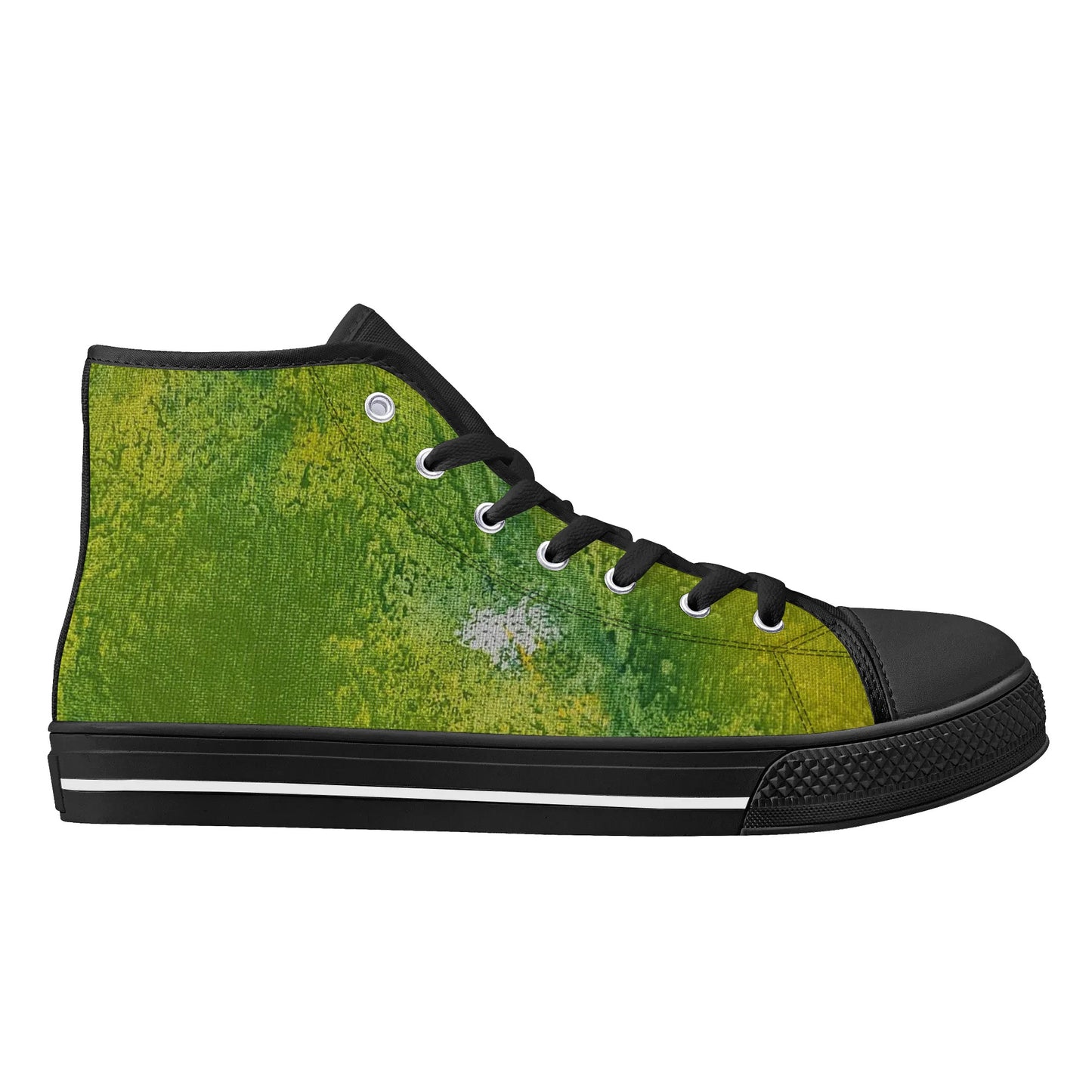 Jade Mens Rubber High Top Canvas Shoes