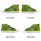 Jade Mens Rubber High Top Canvas Shoes