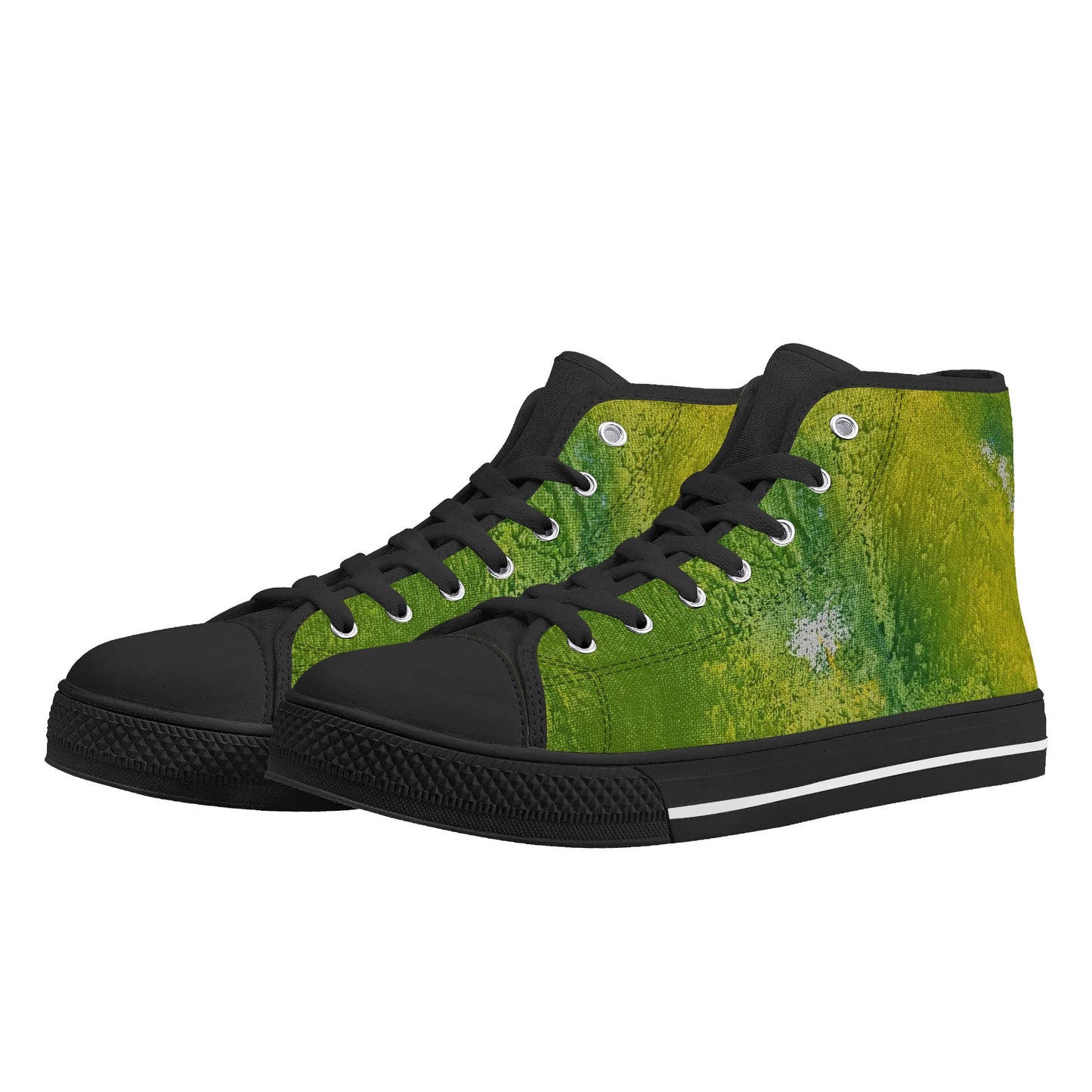 Jade Mens Rubber High Top Canvas Shoes