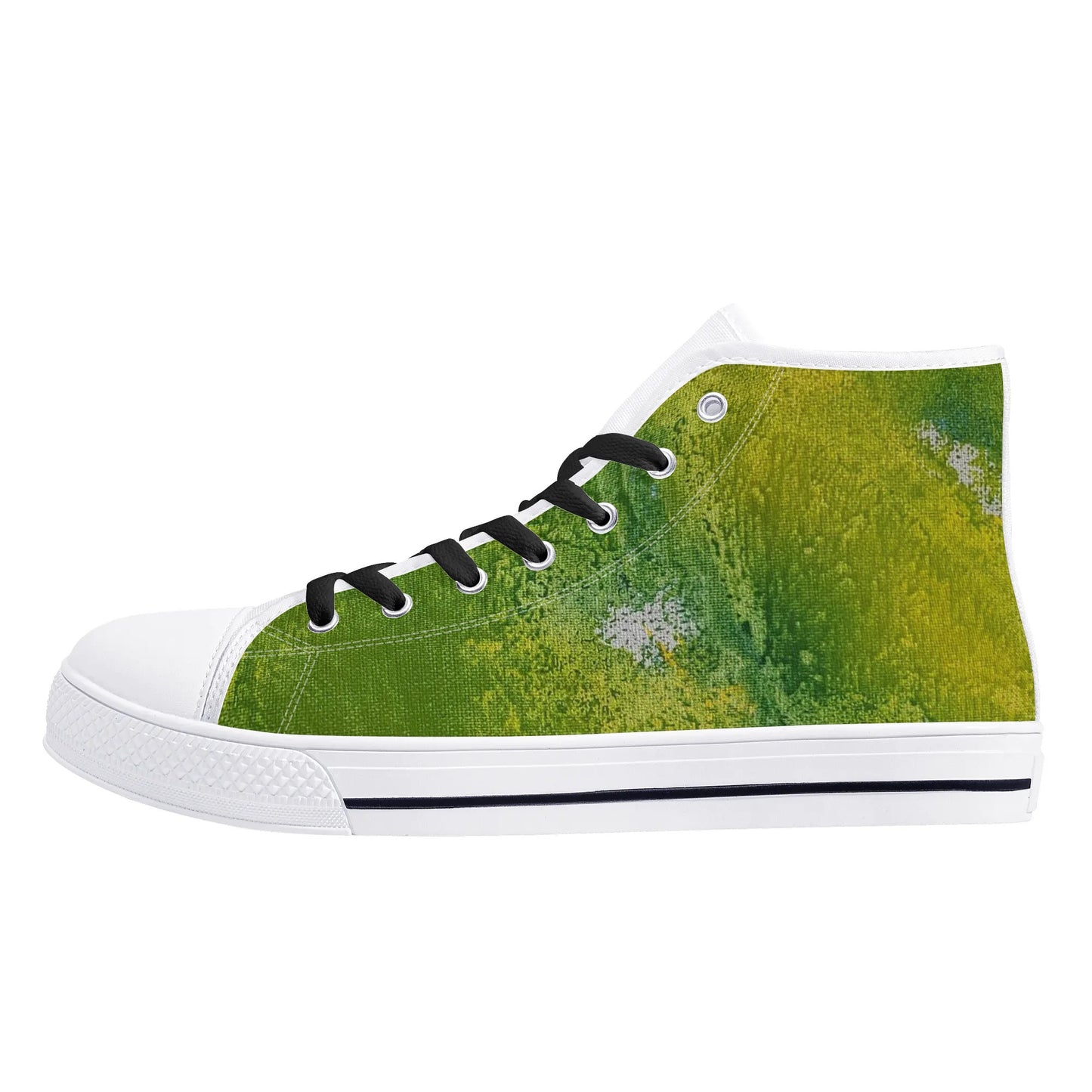 Jade Mens Rubber High Top Canvas Shoes