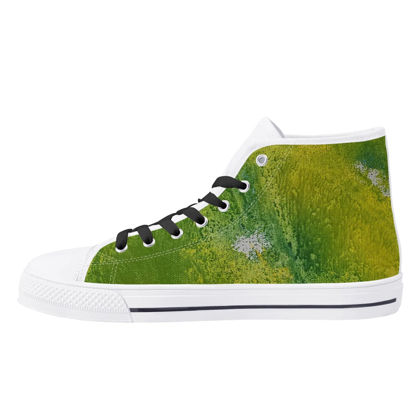 Jade Mens Rubber High Top Canvas Shoes