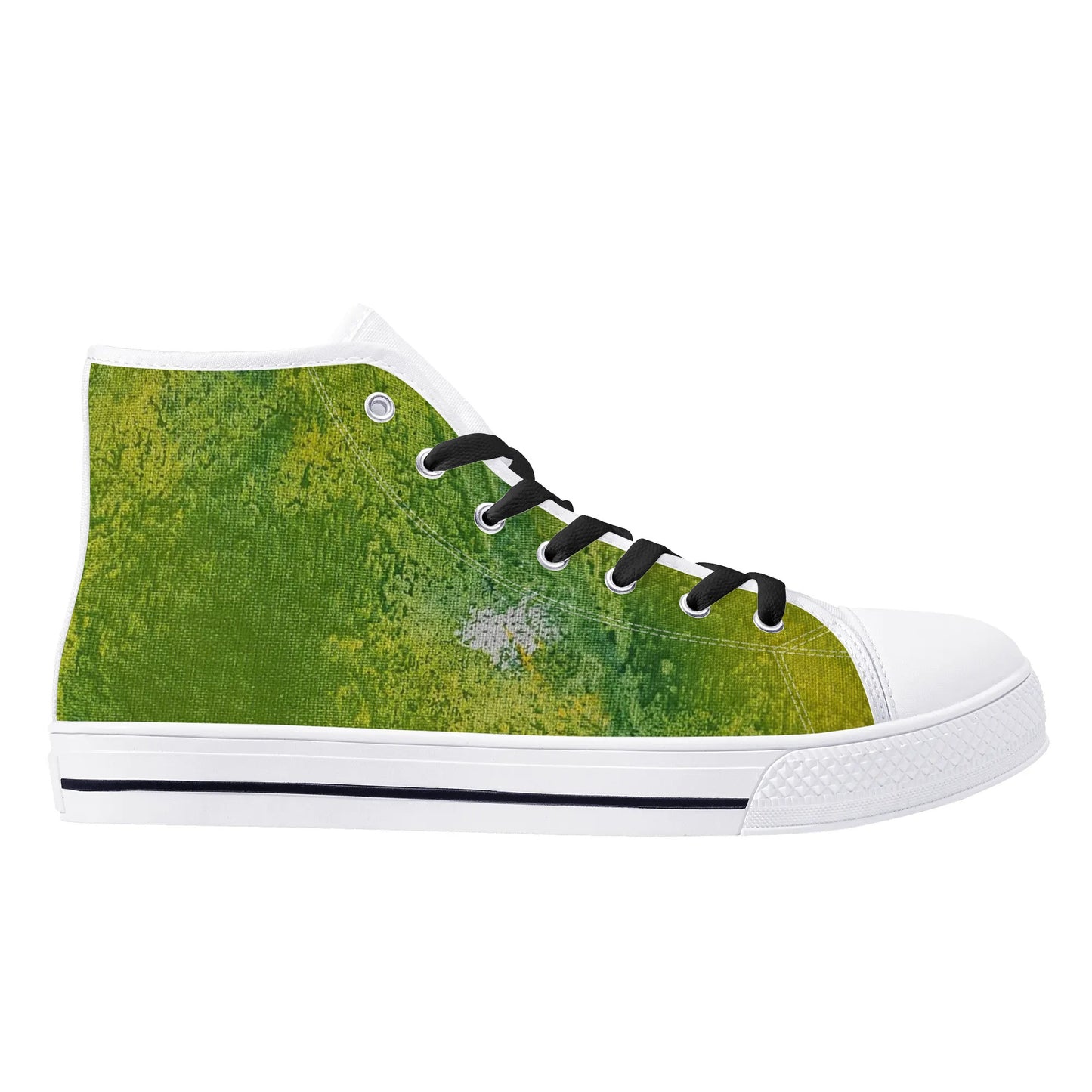 Jade Mens Rubber High Top Canvas Shoes