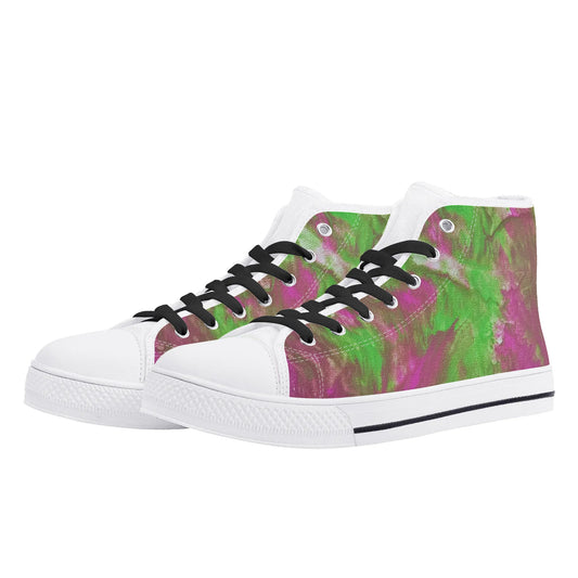 Hugo Womens Rubber High Top Canvas Shoes