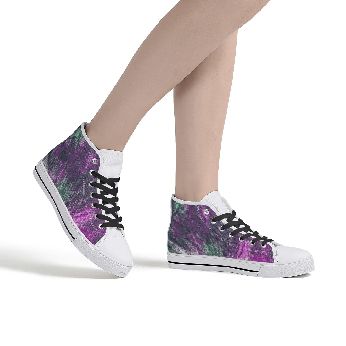 Ariel Womens Rubber High Top Canvas Shoes