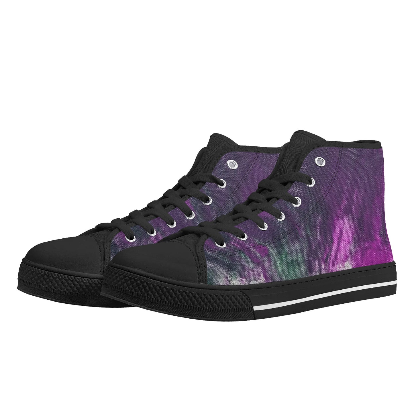 Ariel Womens Rubber High Top Canvas Shoes