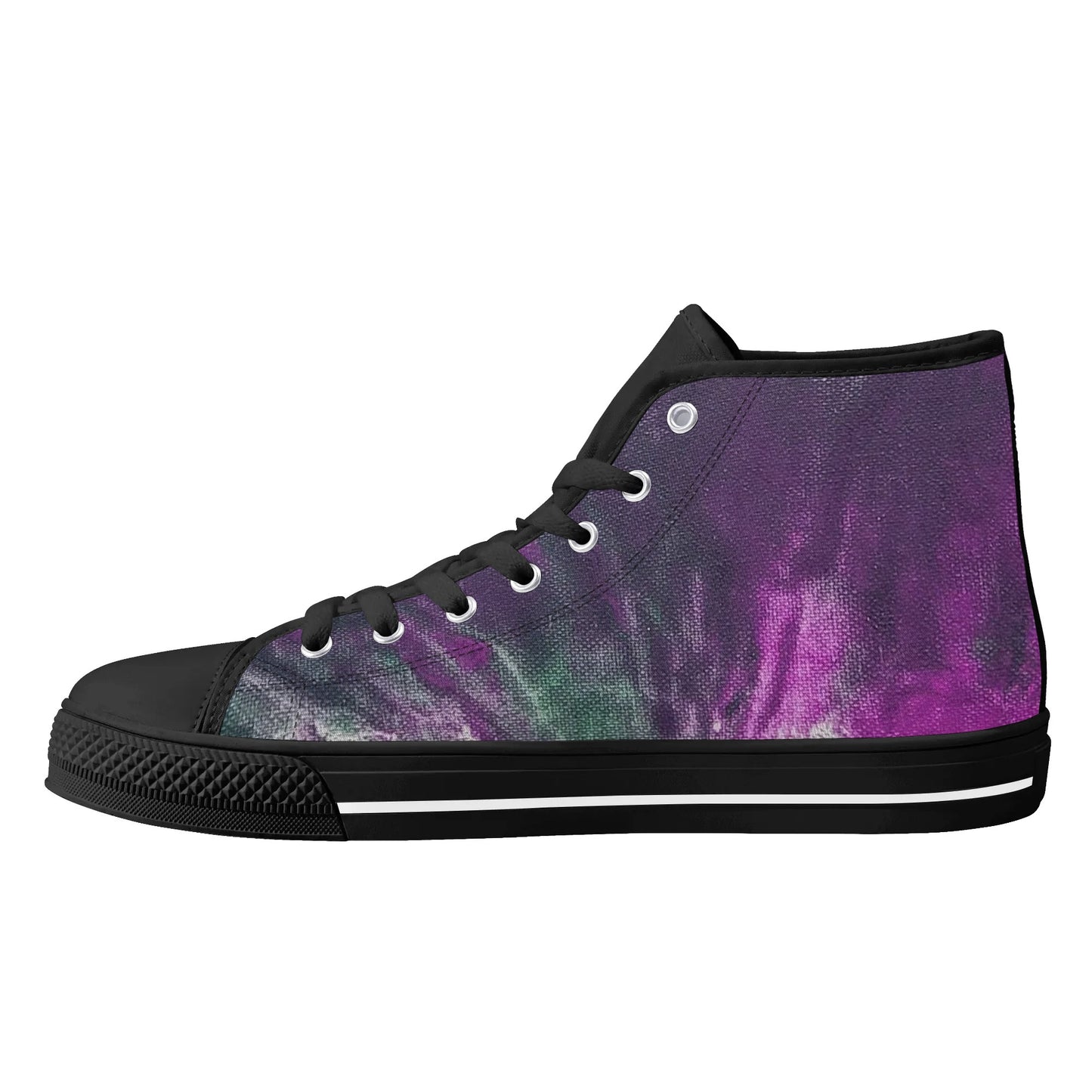 Ariel Womens Rubber High Top Canvas Shoes