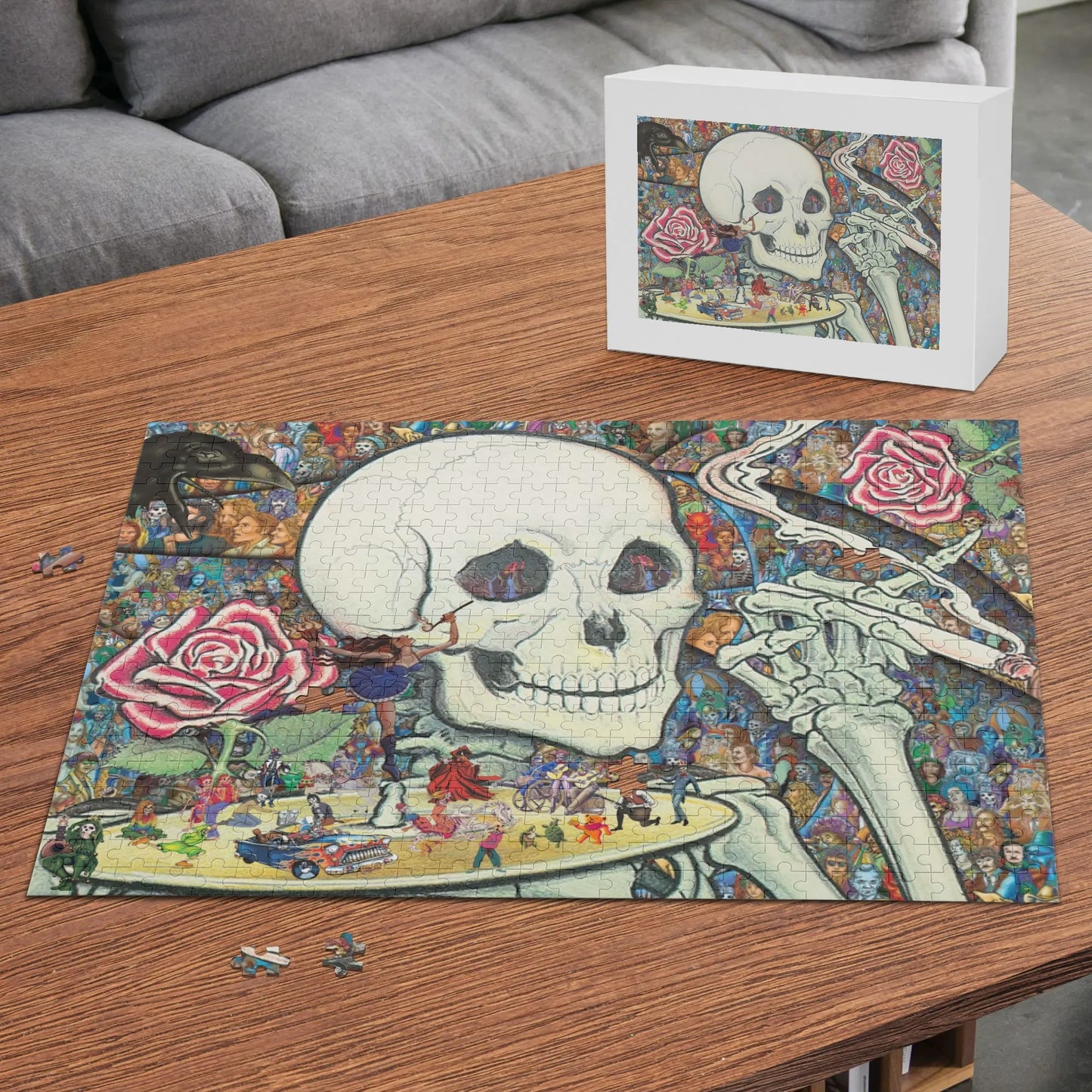 Deadhead Mashup Picture Jigsaw Puzzle (500 Pcs)