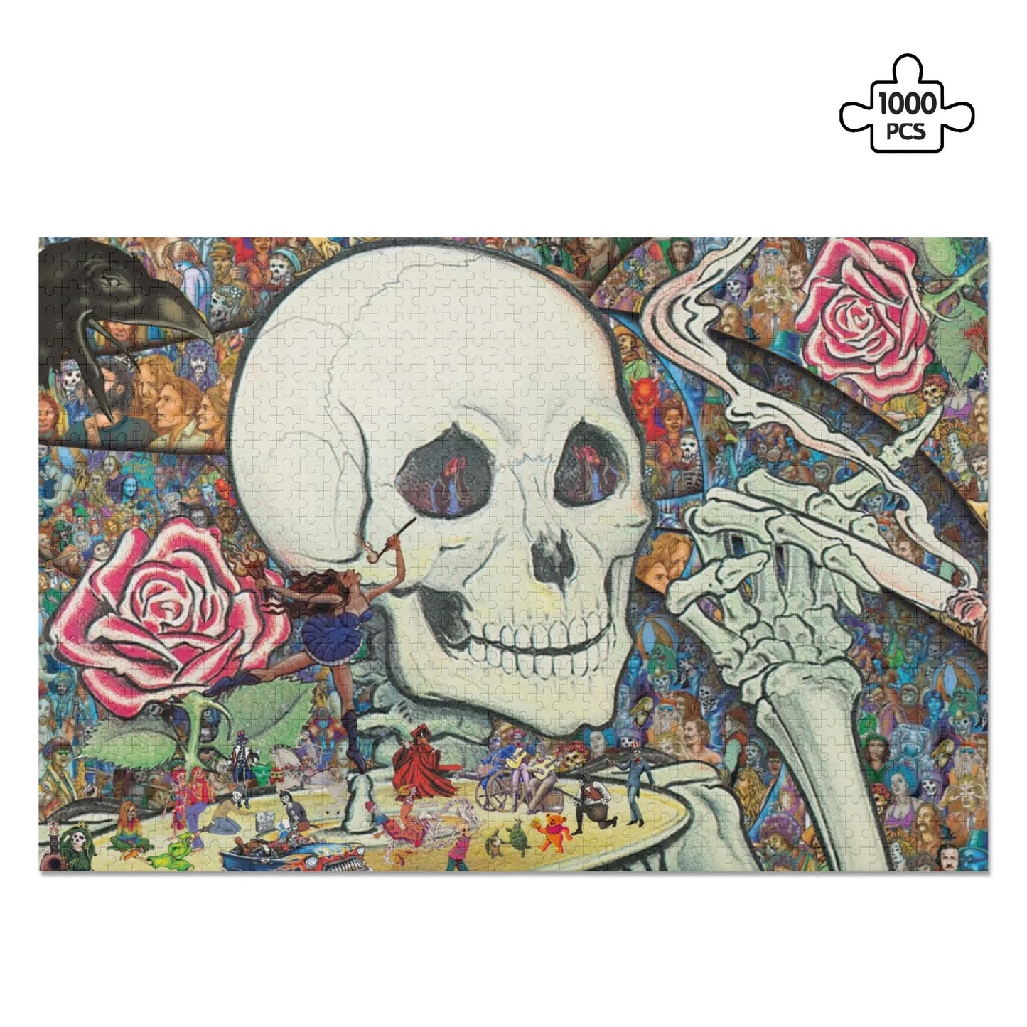 Deadhead Mashup Wooden Picture Puzzle Jigsaw (1000 Pcs)