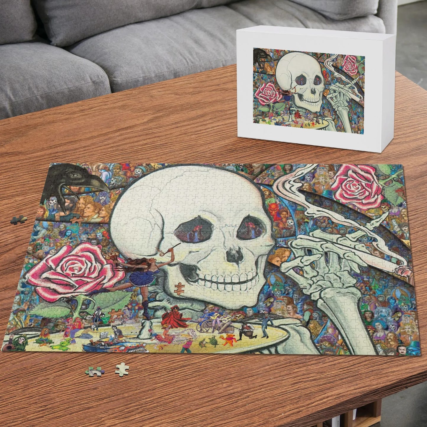 Deadhead Mashup Wooden Picture Puzzle Jigsaw (1000 Pcs)