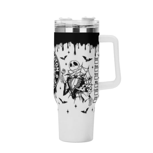 Skellington Coffee 40oz Stainless Steel Tumbler